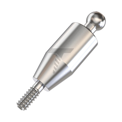 Straight Ball Attachment – Narrow Platform Conical Connection