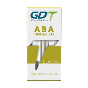 GDT ABA Spiral Implant - Internal Hex Connection