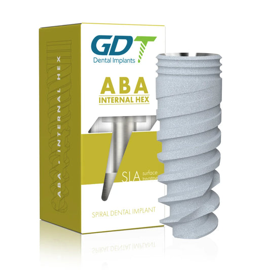 GDT ABA Spiral Implant - Internal Hex Connection