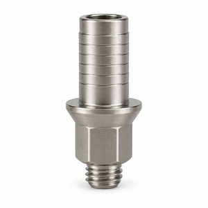 Ti Base Slim Anti Rotational Abutment for Single Crown Ø3.75mm for AB Dent® Internal Hex Standard Platform
