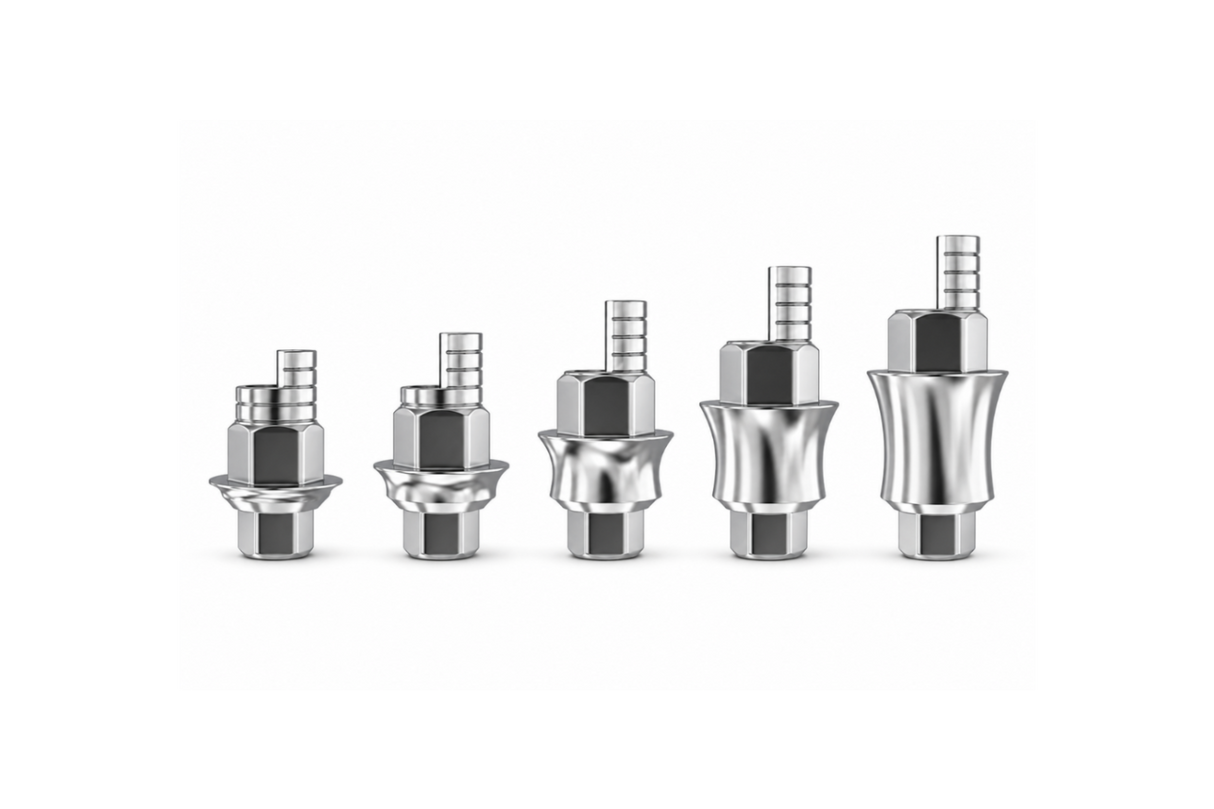 GDT Angulated Anti Rotational Titanium Base – Internal Hex 2.42mm