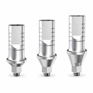 Straight Abutment with Shoulder Ø4.0mm for ADIN® CloseFit Conical Connection Wide Platform