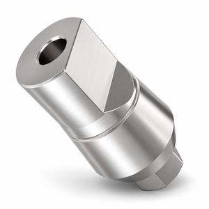 Straight Wide Emergency Profile Abutment Ø5.5mm for Zimmer® Internal Hex 4.5mm Platform