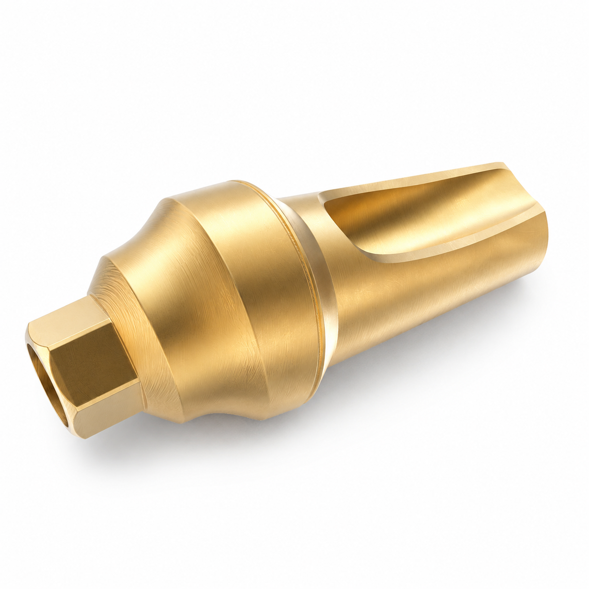 15° Angulated Anatomic Closed Tray Snap-On Transfer Abutment for Implant Direct® Legacy Internal Hex 3.5mm & 4.5mm Platforms