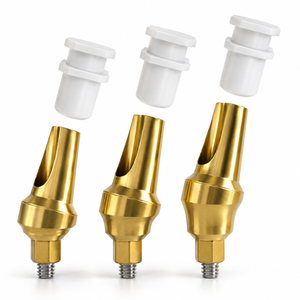 15° Angulated Anatomic Closed Tray Snap-On Transfer Abutment for Implant Direct® Legacy Internal Hex 3.5mm & 4.5mm Platforms