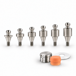 Straight Ball Attachment Set – Regular Platform Conical Connection