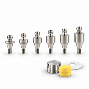 Straight Ball Attachment Set – Regular Platform Conical Connection