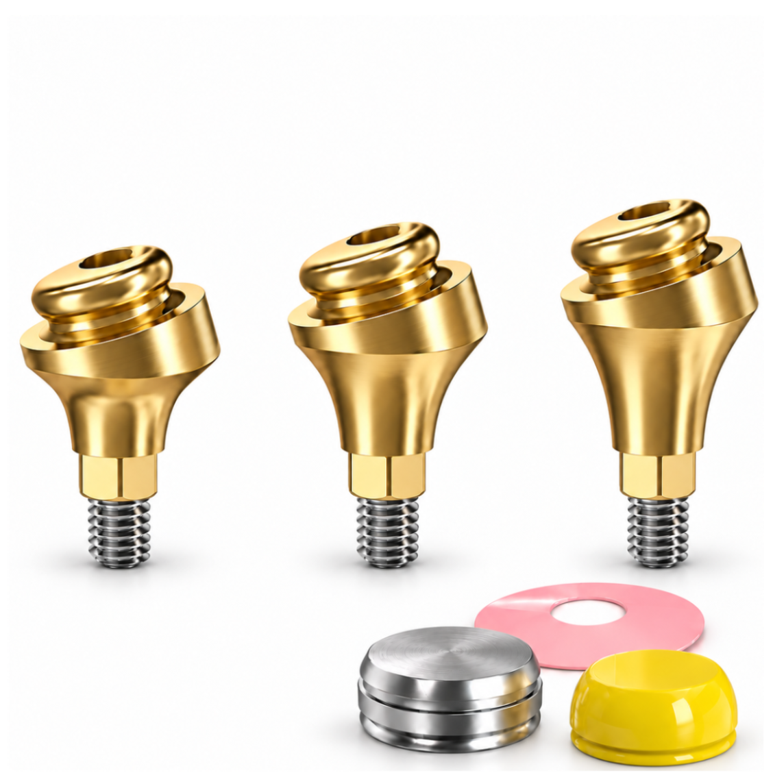 Angulated 18° Click Attachment Set – Narrow Platform Conical Connection