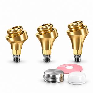Angulated 18° Click Attachment Set – Narrow Platform Conical Connection