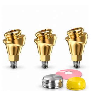 Angulated 18° Click Attachment Set – Regular Platform Conical Connection