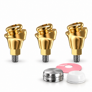 Angulated 18° Click Attachment Set – Regular Platform Conical Connection