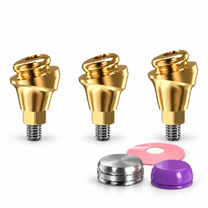 Angulated 18° Click Attachment Set – Regular Platform Conical Connection