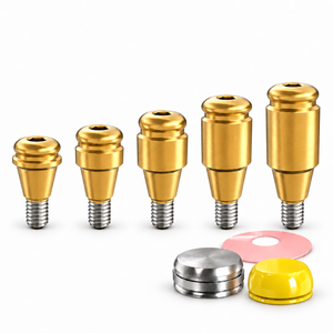 Straight Click Attachment Set – Regular Platform Conical Connection