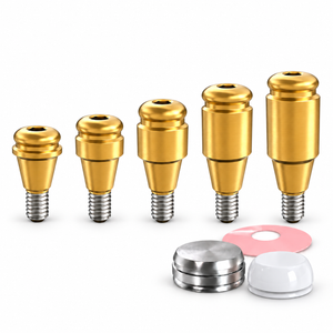 Straight Click Attachment Set – Regular Platform Conical Connection
