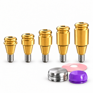 Straight Click Attachment Set – Regular Platform Conical Connection