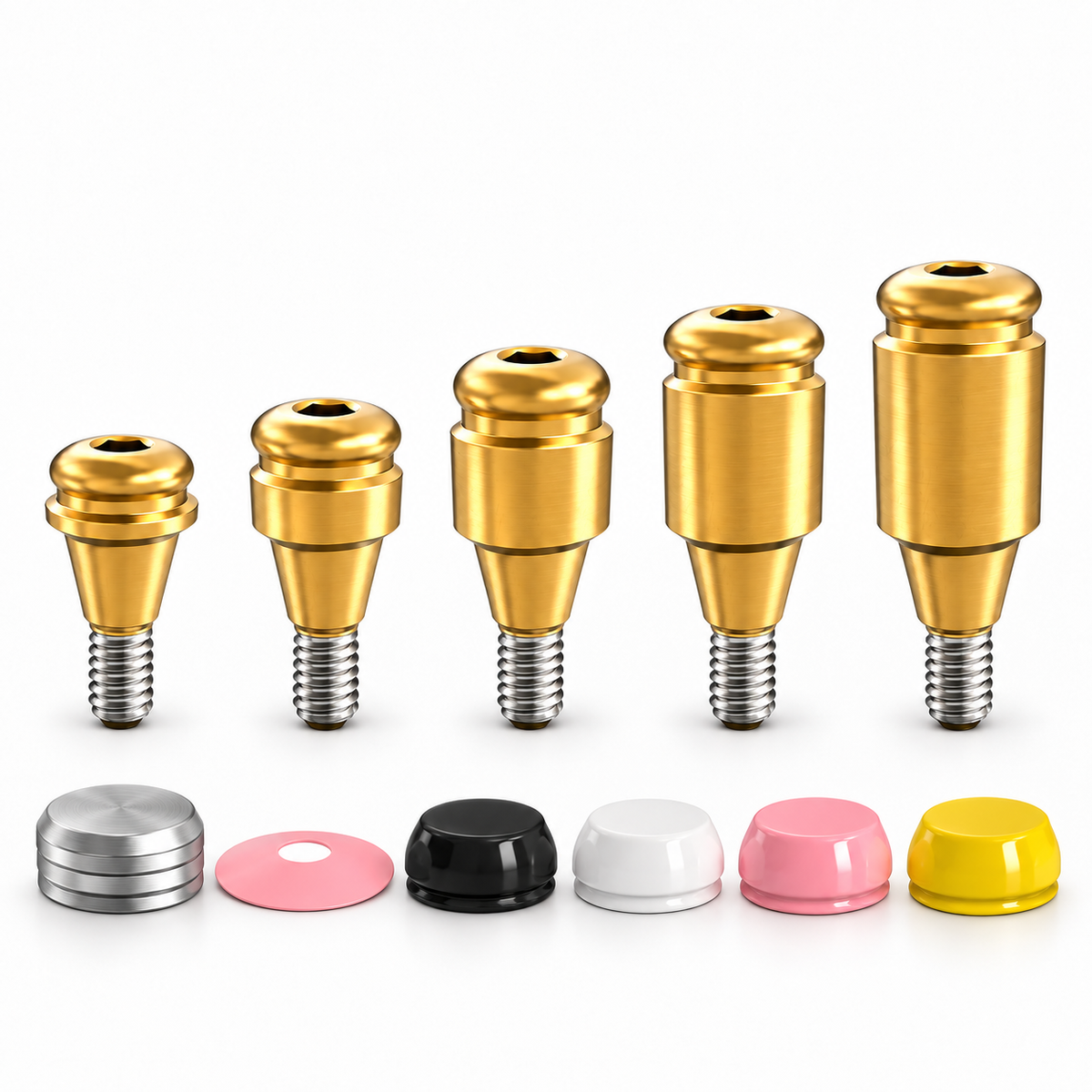 Straight Premium Loc Attachment Kit Ø4.0mm for DSI® Conical Connection Hex Narrow Platform