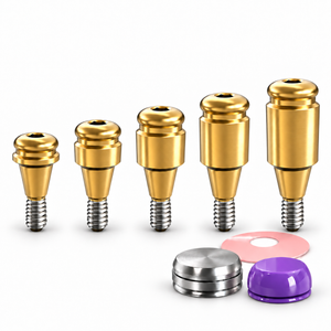 Straight Click Attachment Set – Narrow Platform Conical Connection