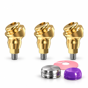 Angulated 30° Click Attachment Set – Regular Platform Conical Connection