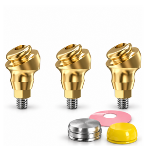 Angulated 30° Click Attachment Set – Regular Platform Conical Connection