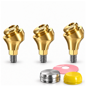 Angulated 30° Click Attachment Set – Narrow Platform Conical Connection