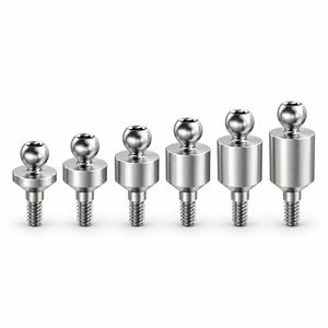 Straight Ball Attachment Set – Internal Hex Slim
