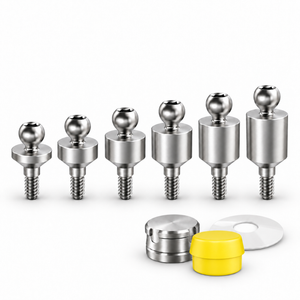 Straight Ball Attachment Set – Internal Hex Slim