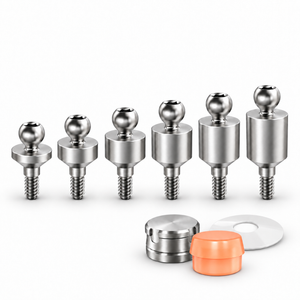 Straight Ball Attachment Set – Internal Hex Slim