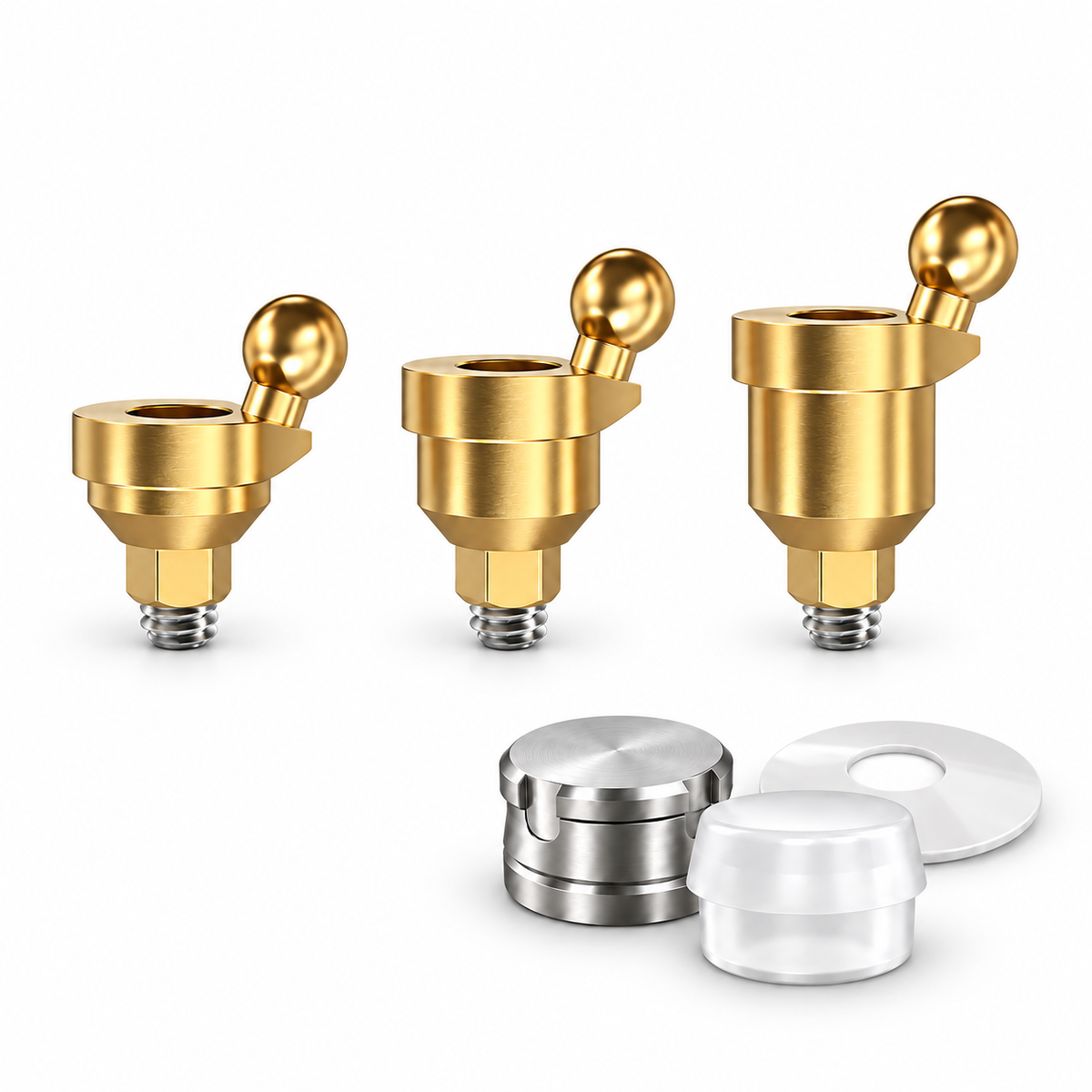 Angulated 18° Ball Attachment Set – Internal Hex SP