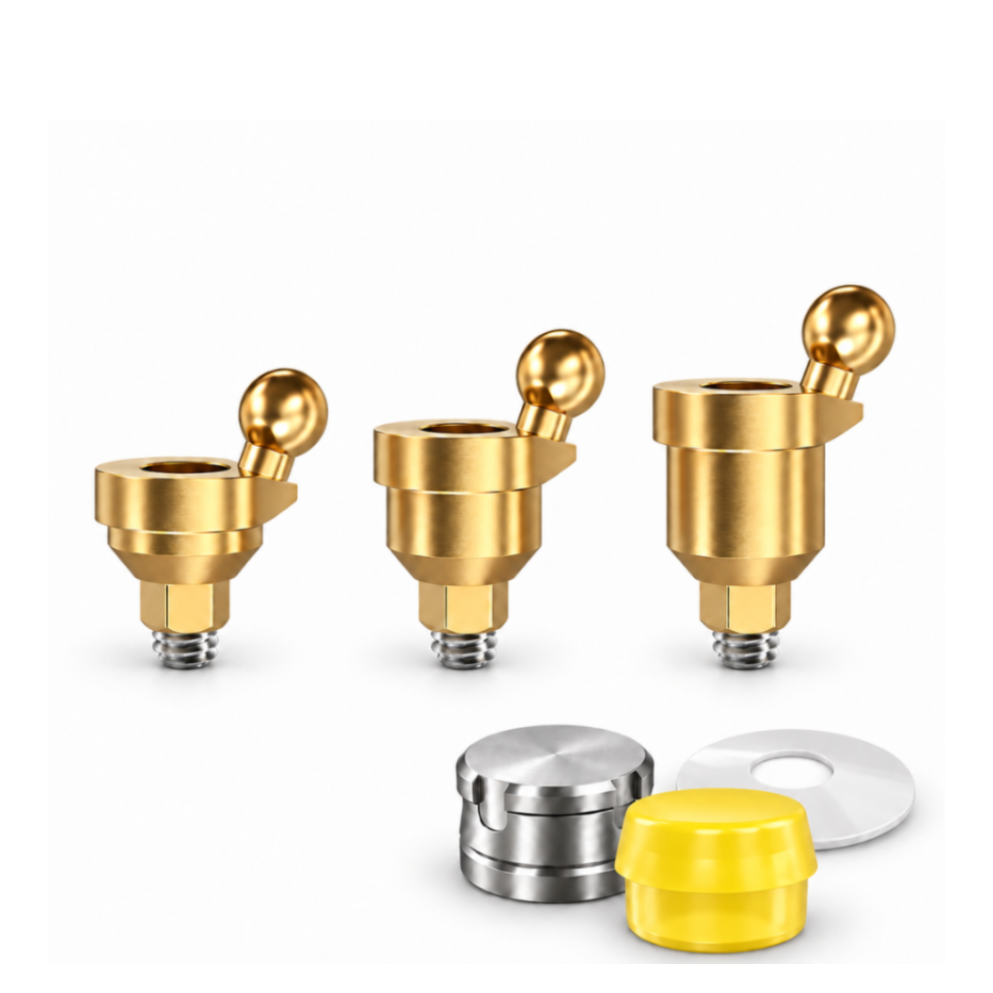 Angulated 18° Ball Attachment Set – Internal Hex SP