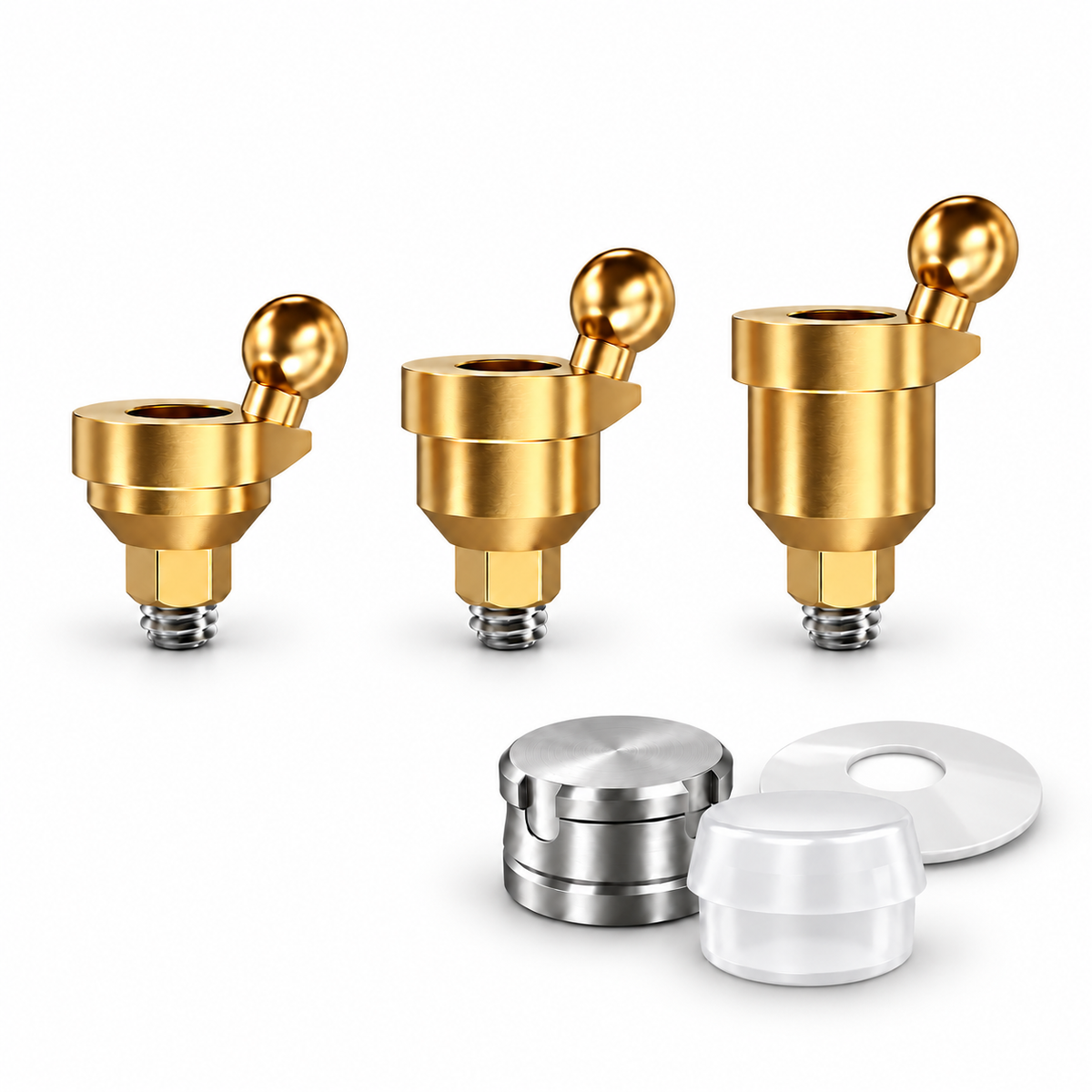 Angulated 30° Ball Attachment Set – Internal Hex SP