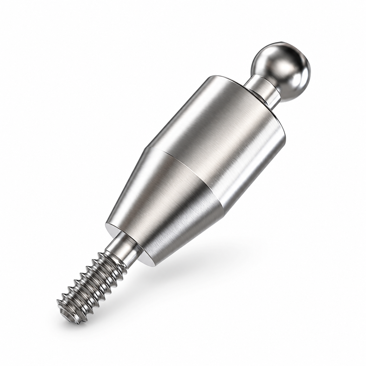 Straight Premium Ball Attachment Kit – Narrow Platform Conical Connection