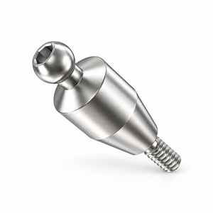 Straight Premium Ball Attachment Kit – Narrow Platform Conical Connection