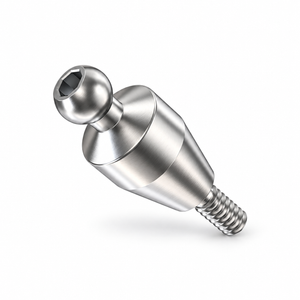 Straight Premium Ball Attachment Kit – Narrow Platform Conical Connection
