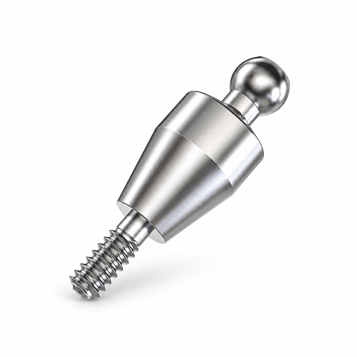 Straight Premium Ball Attachment Kit – Narrow Platform Conical Connection