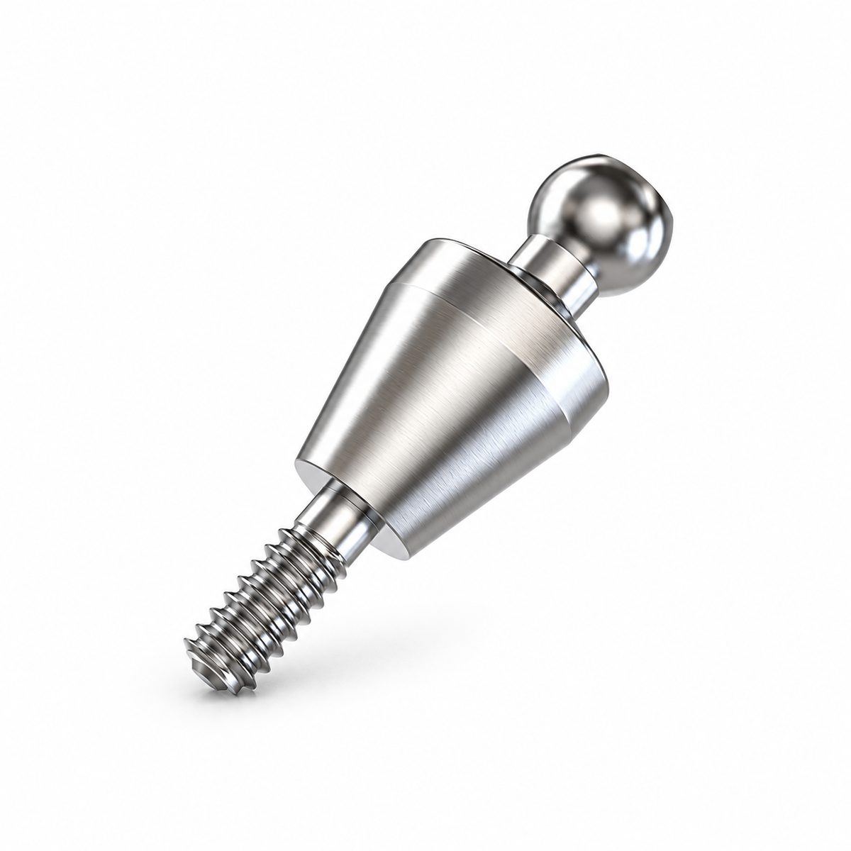 Straight Premium Ball Attachment Kit – Narrow Platform Conical Connection
