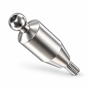 Straight Premium Ball Attachment Kit – Narrow Platform Conical Connection