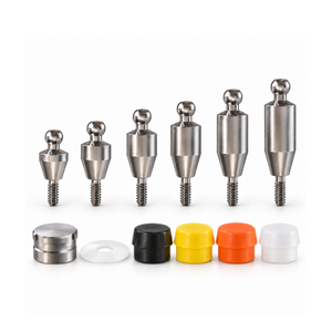 Straight Premium Ball Attachment Kit – Narrow Platform Conical Connection