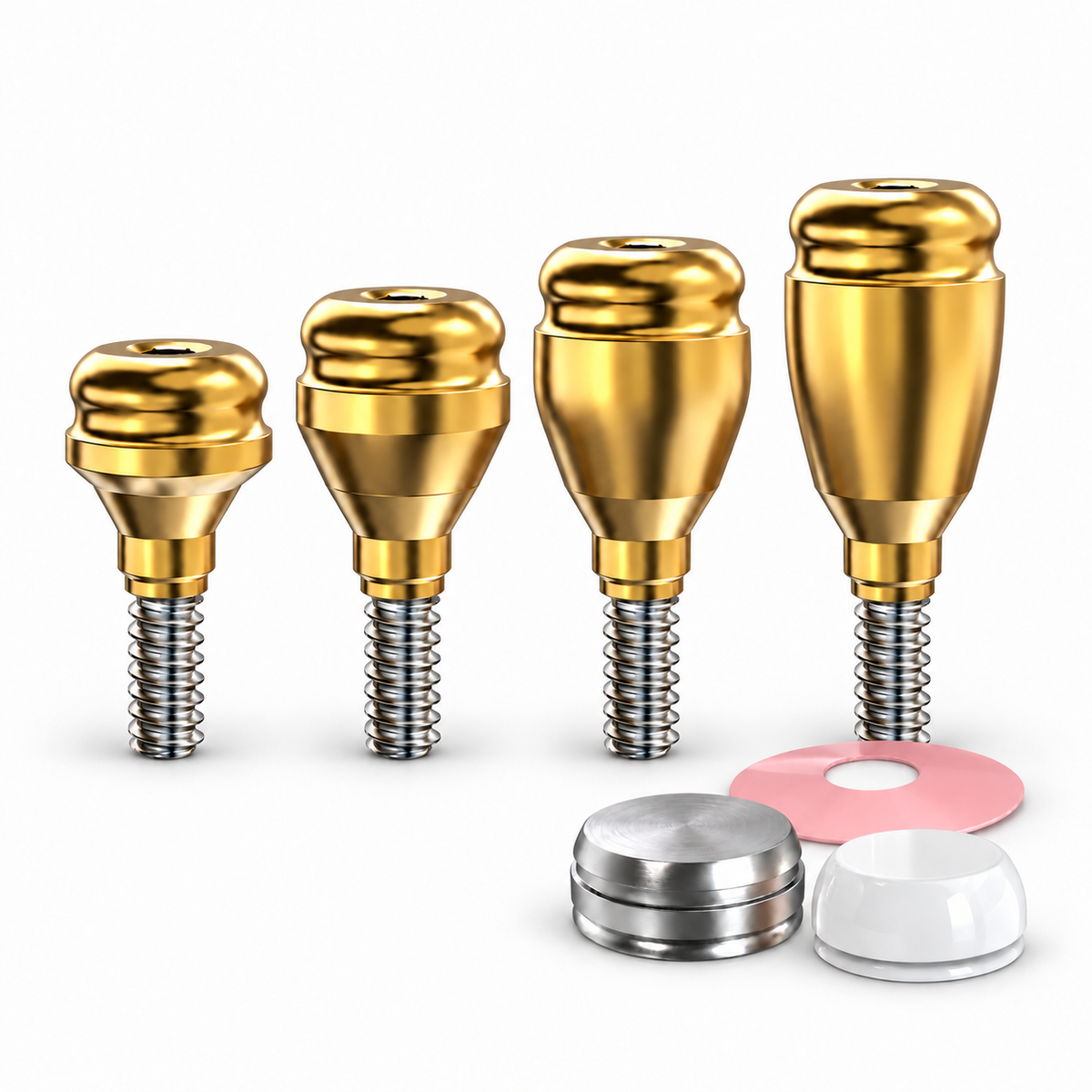 Straight Loc Attachment Set Ø3.0mm for AB Dent® Internal Hex Narrow Platform