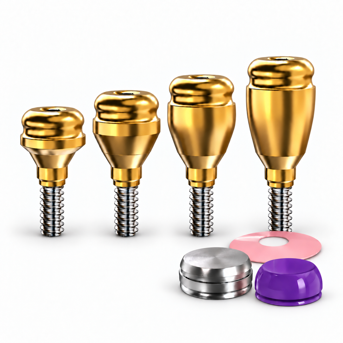 Straight Loc Attachment Set Ø3.0mm for AB Dent® Internal Hex Narrow Platform