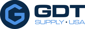 GDT Supply USA logo with a blue hexagon ‘G’ icon and dark blue text