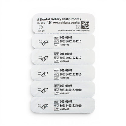 MDT FG Diamond Bur - Round 801 Dental Bur, 5pcs