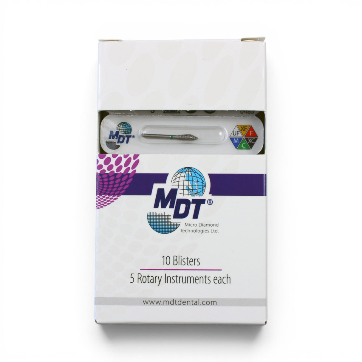 MDT FG Diamond Bur - Pointed Bud 899 Dental Bur, 5pcs
