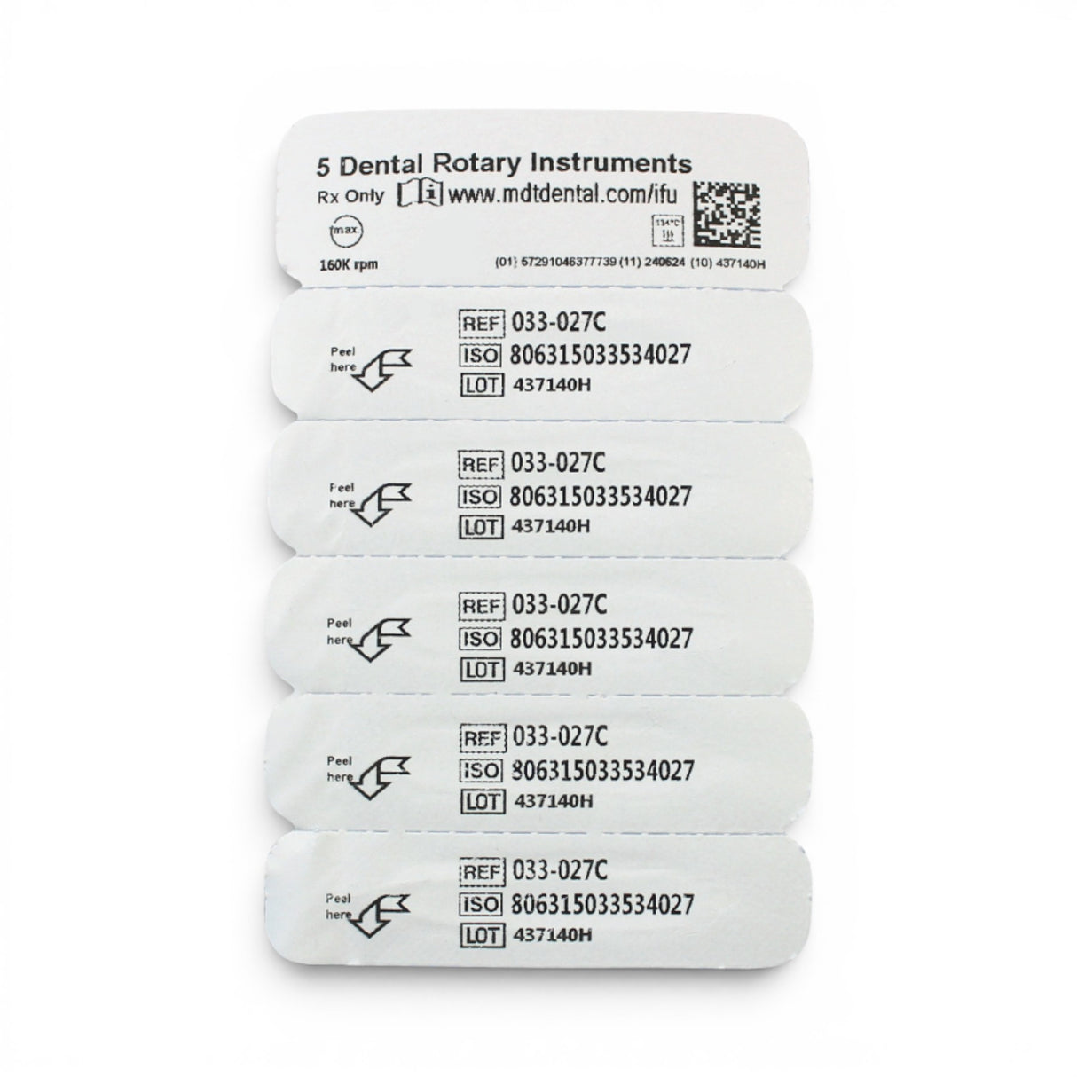 MDT FG Diamond Bur - Pointed Bud 899 Dental Bur, 5pcs