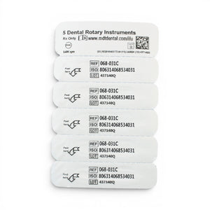 MDT FG Diamond Bur - Wheel Rounded Rim 909 Dental Bur, 5pcs