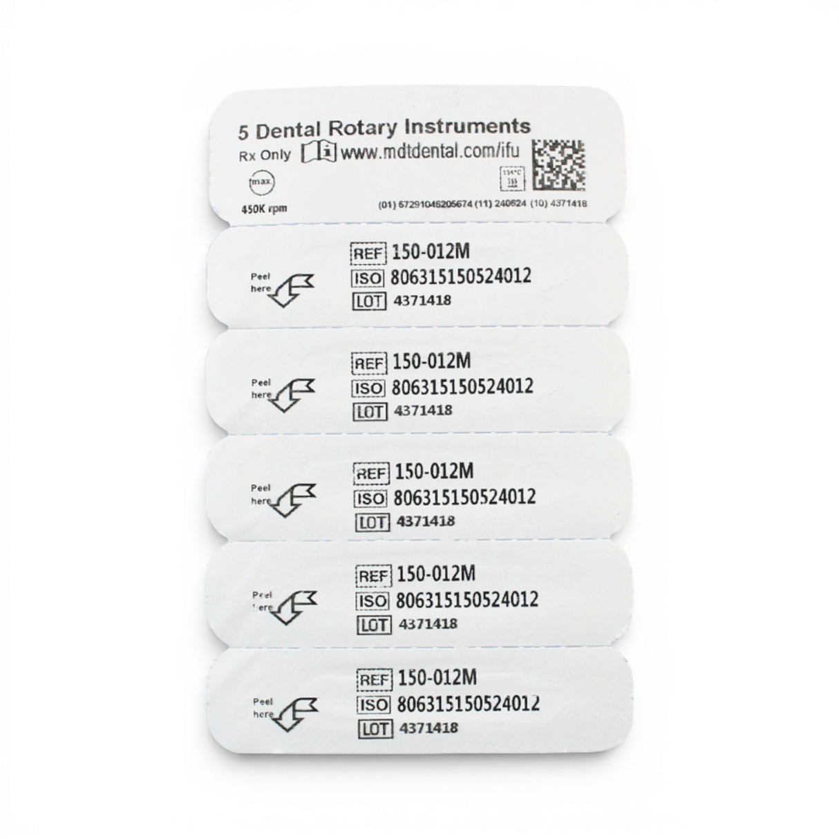 MDT FG Diamond Bur - Short End Cutting Cylinder 839 Dental Bur, 5pcs