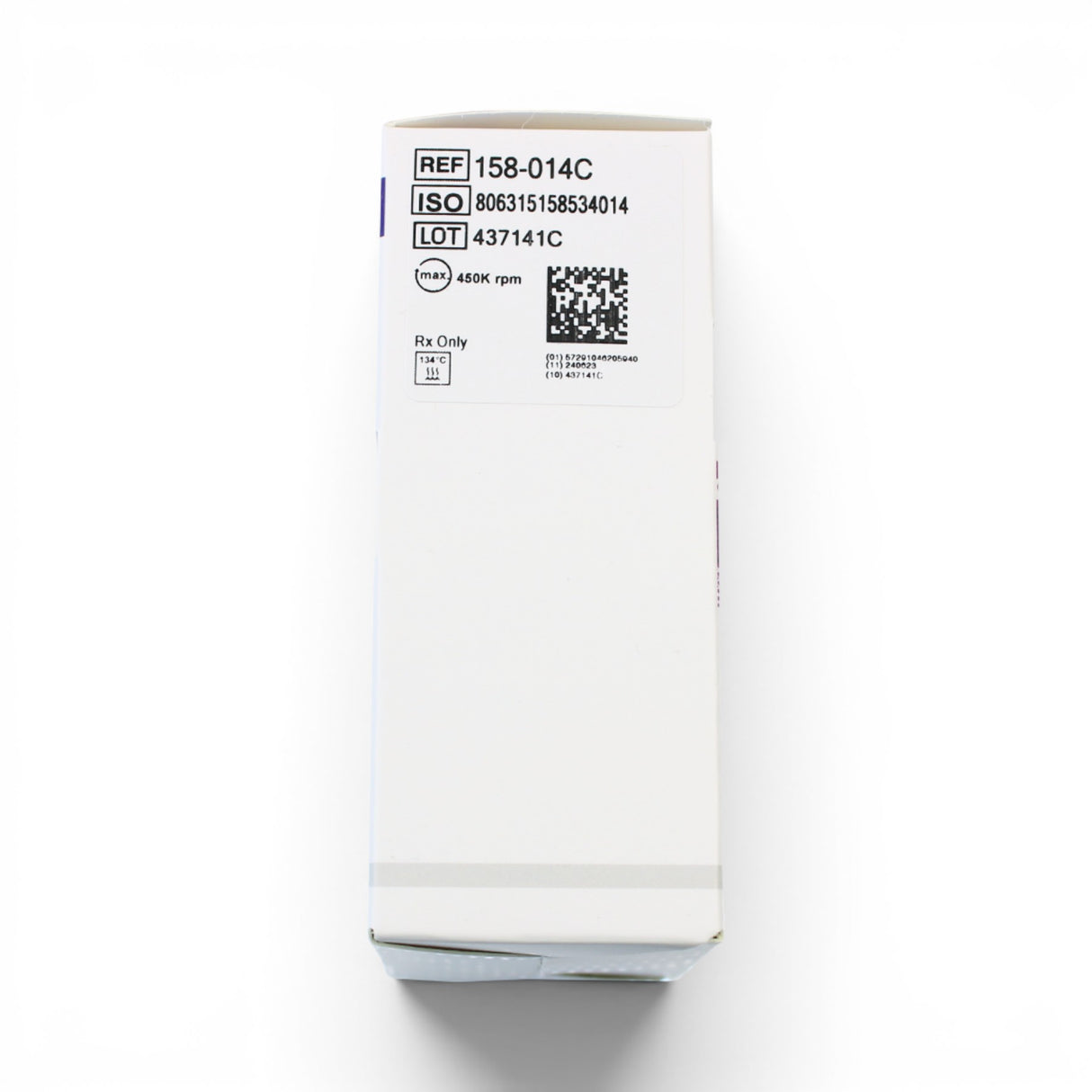 MDT FG Diamond Bur - Round Edge Cylinder 837KR Dental Bur, 5pcs