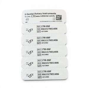 MDT FG Diamond Bur - Flat End Cutting 839R Dental Bur, 5pcs