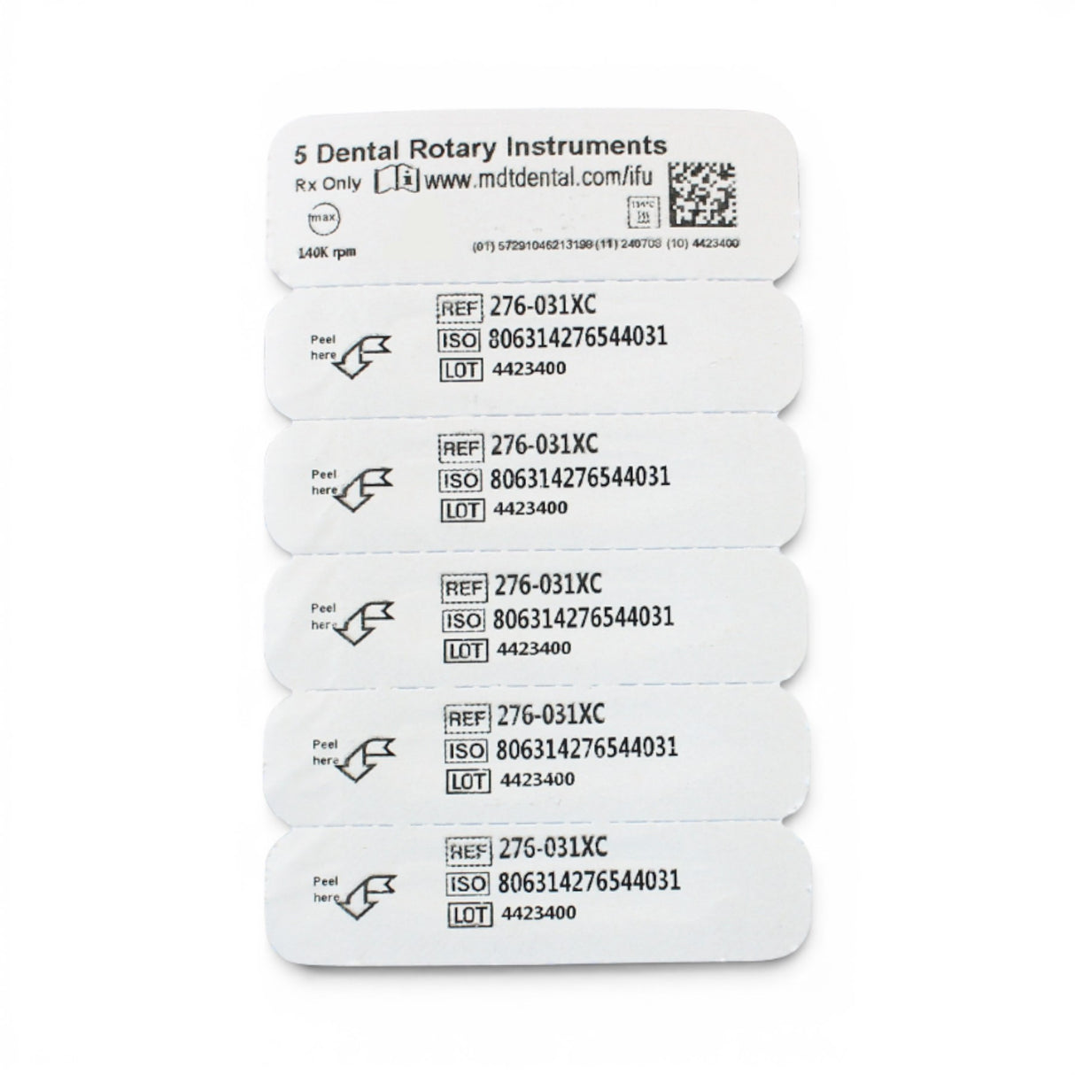 MDT FG Diamond Bur -Football KS5 Dental Bur, 5pcs