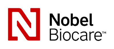 Nobel Biocare logo – compatible with GDT Supply USA implant prosthetics.