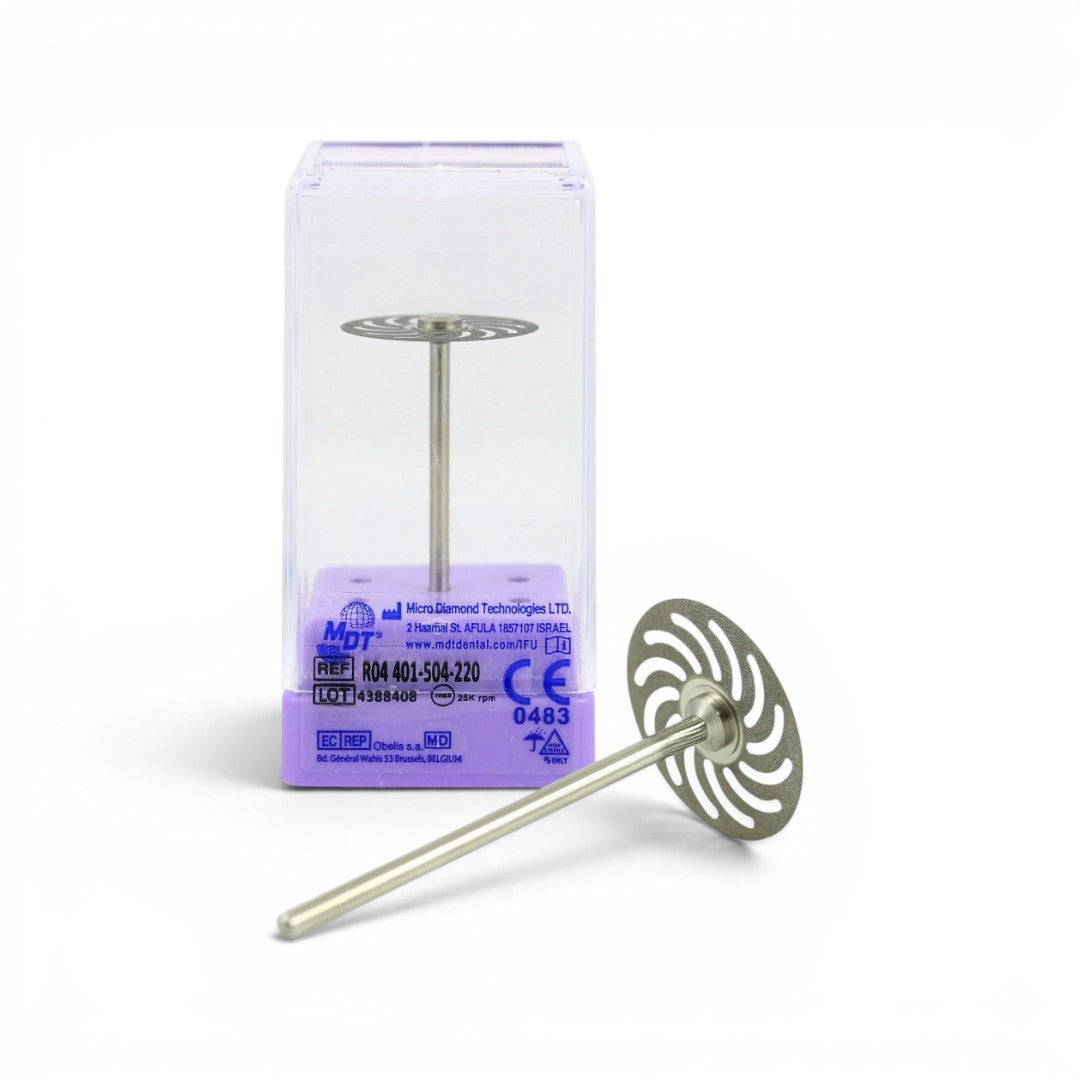 MDT IPR Disc - Extra Fine Diamond Coated Doubled Sided Flex - Ø22mm x 0.2mm